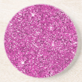 Porta-copos Girly Pink Glitter Ombre Sparkle