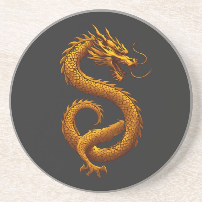 Porta-copos Golden Dragon (Frente)