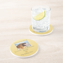 Porta-copos Golden Osteosarcoma Round Pet Tribute