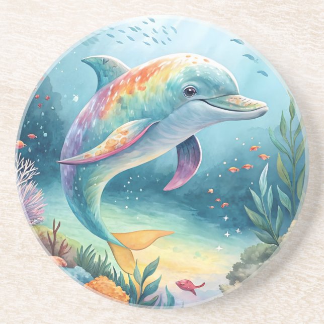 Porta-copos Golfinho submarino (Frente)