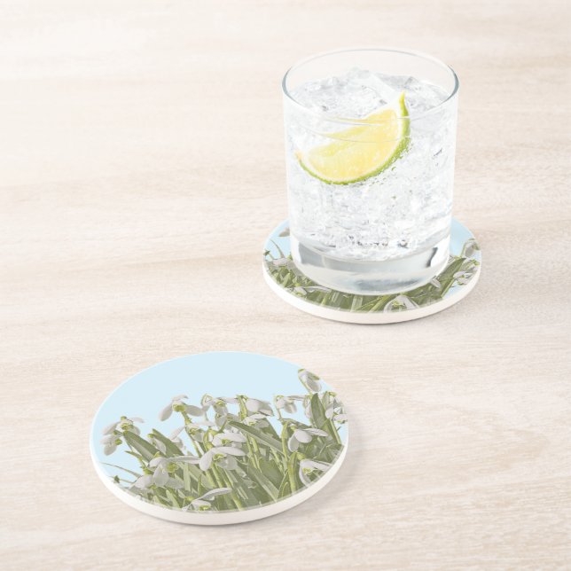 Porta-copos Gotas de neve (Lateral)