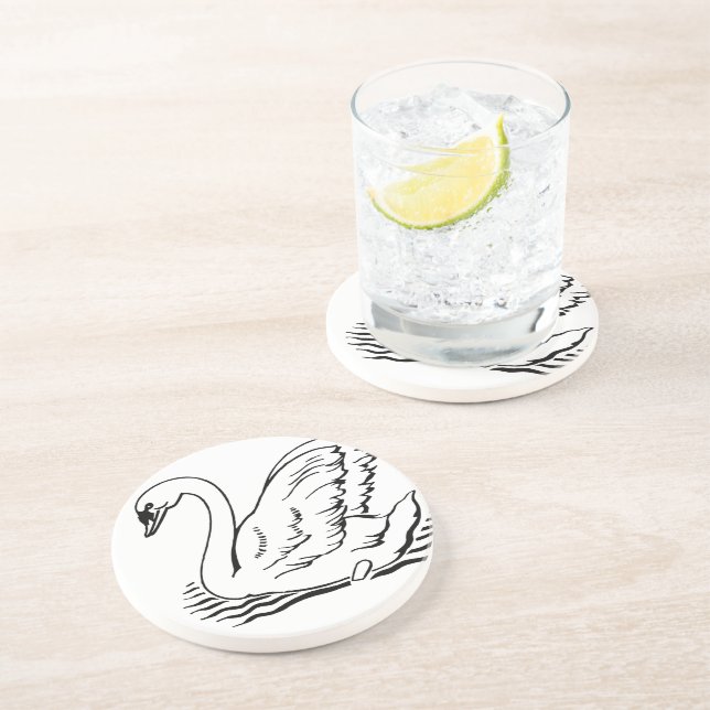 Porta-copos Graceful Swan (Lateral)
