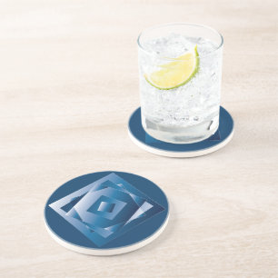 Porta-copos gradiente azul 1