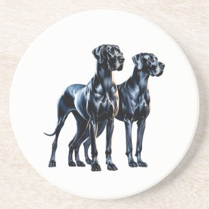 Porta-copos Great Danes Watercolor