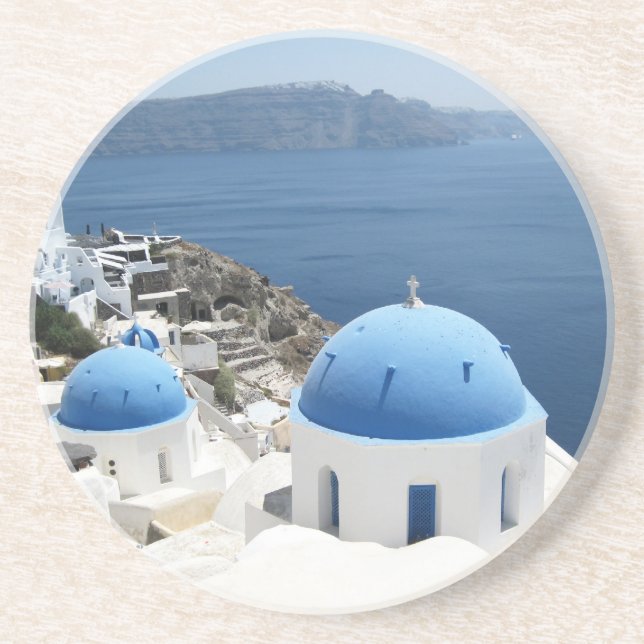 Porta-copos Grécia Santorini (Frente)