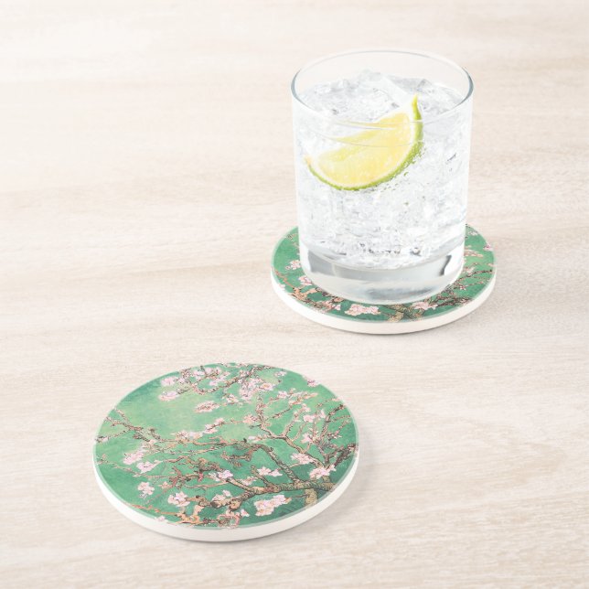 Porta-copos Green Van Gogh Almond Blossoms (Lateral)