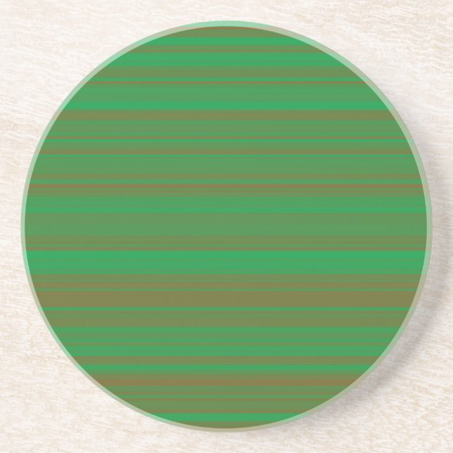 Porta-copos Grey Brown Stripes Verde (Frente)