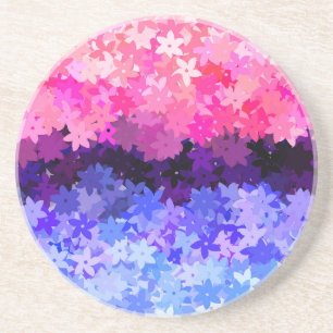 Porta-copos Groovy Boho Quirky Retro Floral Orgulho Omnissexua