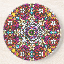 Groovy Heavenly Flower Power Suporte de Arenito