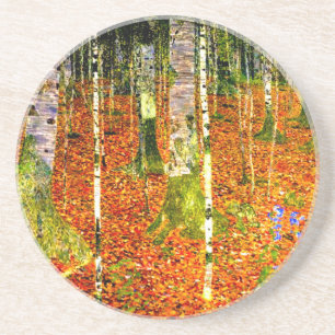 Porta-copos Gustav Klimt Birch Trees