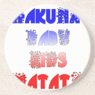 Porta-copos Hakuna Matata Baby & Kids: Design de cor francesa