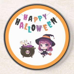 Porta-copos Halloween/bruxa/outono/outubro