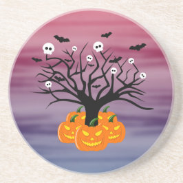 Porta-copos Halloween Pumpkin Jack o’ Lanterna Árvore Morto