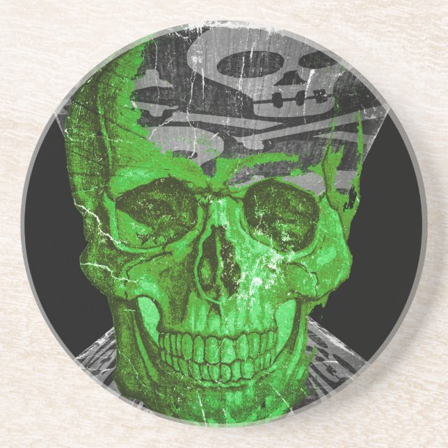 Porta-copos Halloween Skull (Frente)