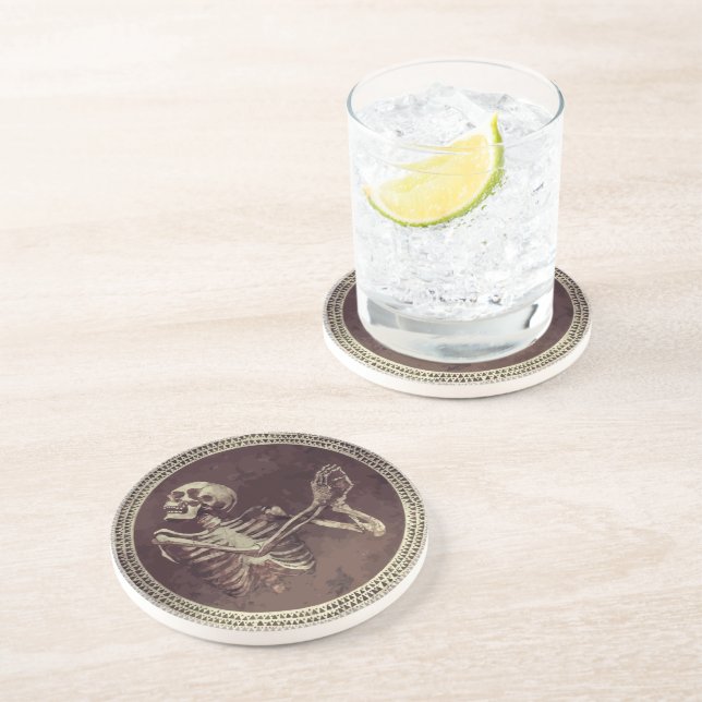 Porta-copos Hannibal Full Ringed Dancing Skull (Lateral)