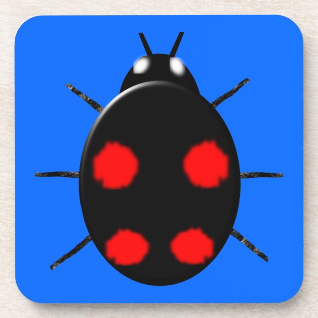 Porta copos Harlequin Ladybird Cork (Frente)