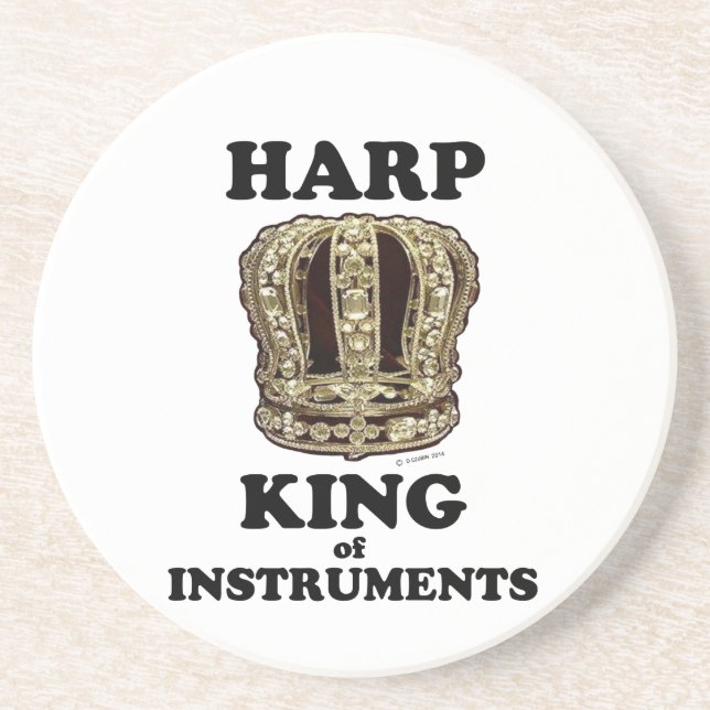 Porta-copos Harp King of Instruments (Frente)