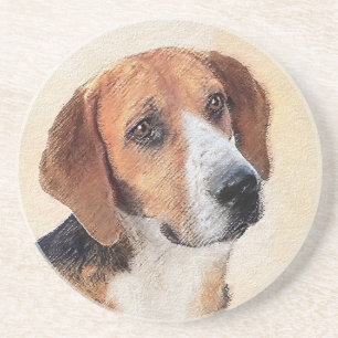 Porta-copos Harrier Painting (Pintura de Cachorro Original)