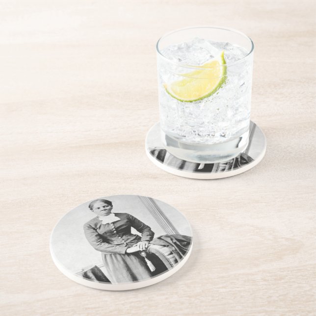 Porta-copos Harriet Tubman Conductor Underground Railroad (Lateral)