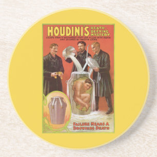 Porta-copos Harry Houdini, anúncio de provocação do vintage