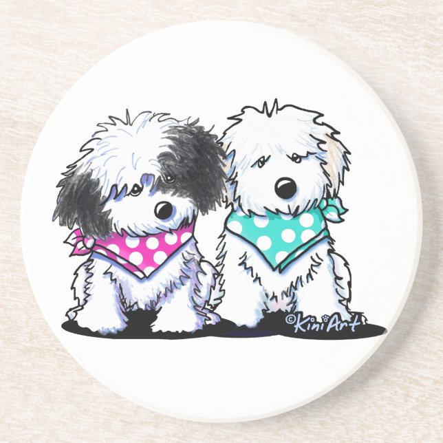 Porta-copos Havanese Duo (Frente)
