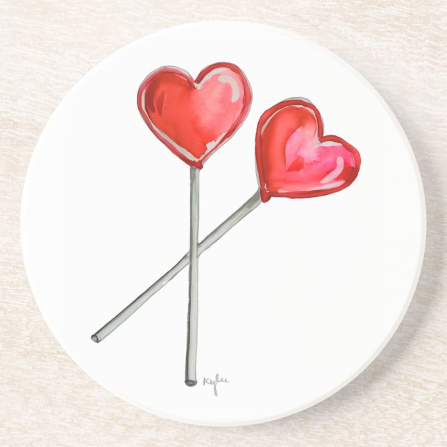 Porta-copos Heart Lollies (Frente)