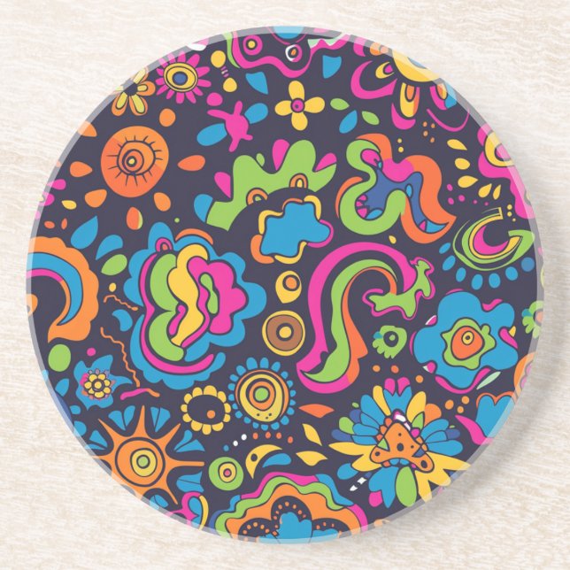 Porta copos Hippie (Frente)