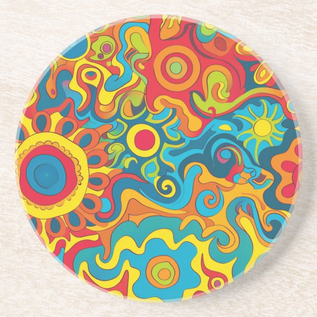Porta copos Hippie (Frente)