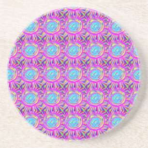 Porta-copos Hippie Retro relaxa arte abstrata