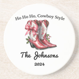 Porta-copos Ho Ho Ho, Estilo de Cowboy