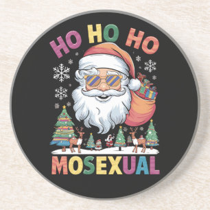 Porta-copos Ho Ho Homossexual Papai noel de Natal