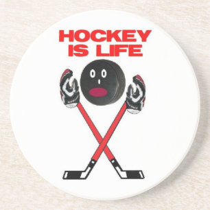 Porta-copos Hockey é a vida