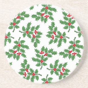 Porta-copos Holly Berries