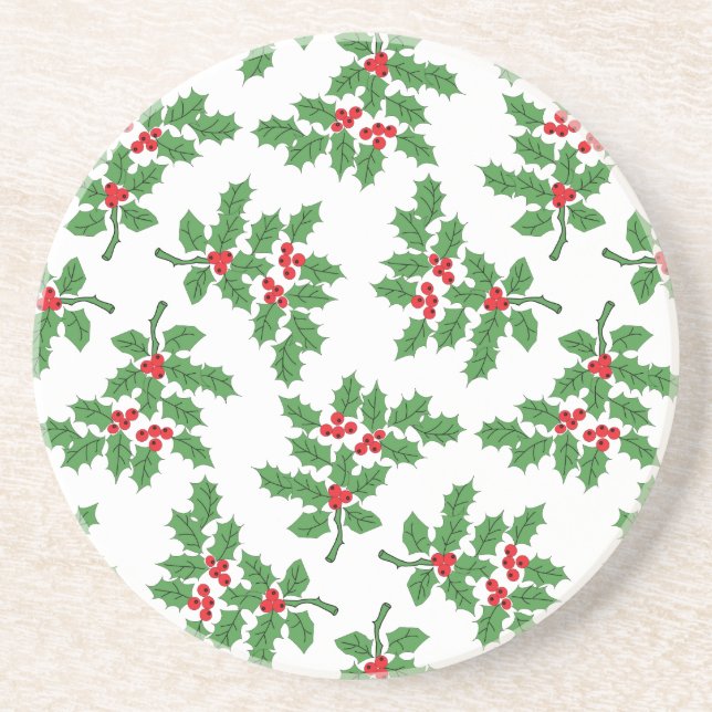 Porta-copos Holly Berries (Frente)