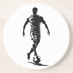 Porta-copos Homem de futebol com bola