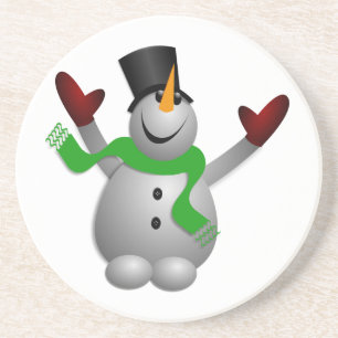 Porta-copos Homem de neve