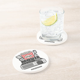 Porta-copos Hora do Filme de Nome Personalizado