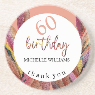 Porta-copos Hormona Tropical de Verão Penas Florais Rosa-Rosa 