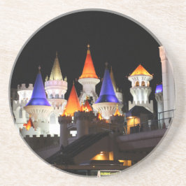 Porta-copos Hotel Castle Las Vegas Jogando Vegas Colorida