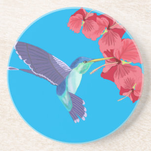Porta-copos Hummingbird e Red Hibiscus