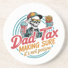 Porta-copos Humor com Comida do Skeleton do Imposto sobre o Pa