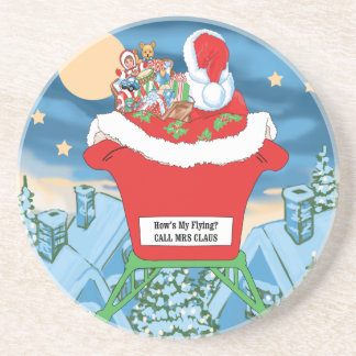 Porta-copos Humor engraçado do Natal de Papai Noel como é meu