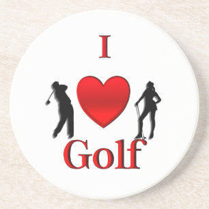Porta-copos I Heart Golf
