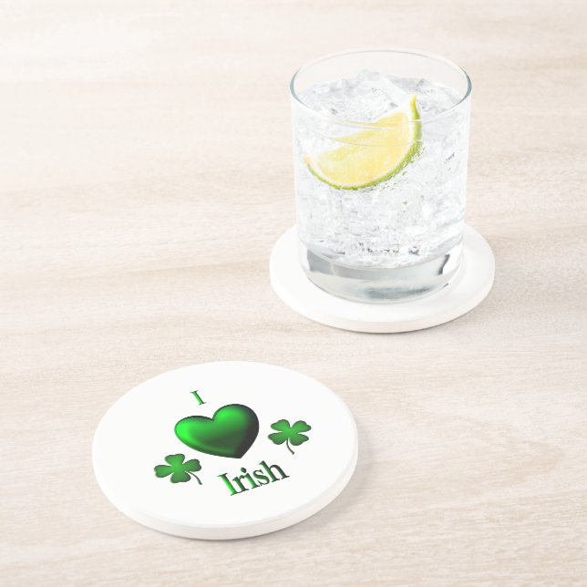 Porta-copos I Heart Irish (Lateral)