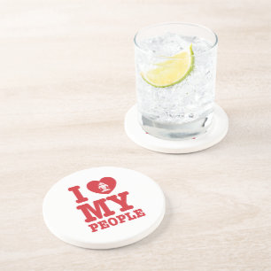 Porta-copos I Heart (Love) Erawan My Lao Pessoas