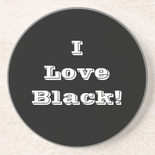 Porta copos I Love Black
