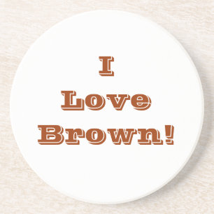 Porta copos I Love Brown