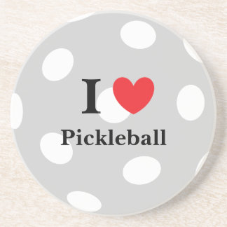 porta copos "I Love Pickleball"