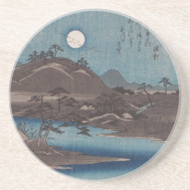 Porta copos Ichiryusai Hiroshige (Frente)