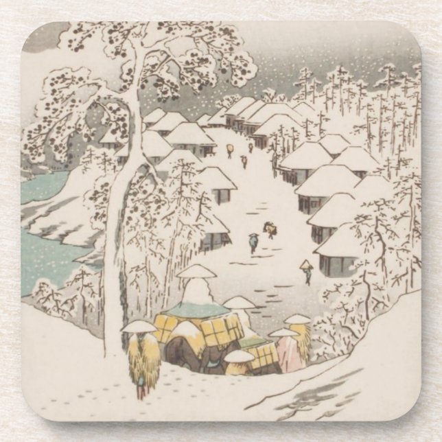 Porta copos Ichiryusai Hiroshige (Frente)